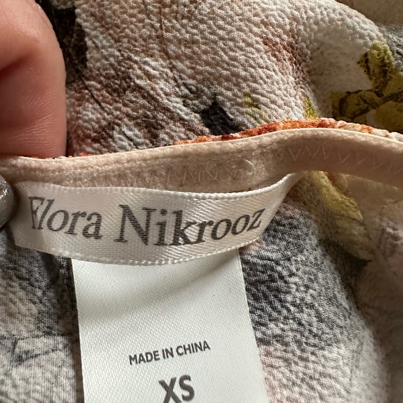 Flora Nikrooz sheer floral print tunic dress with straps - size small - Picture 4 of 4